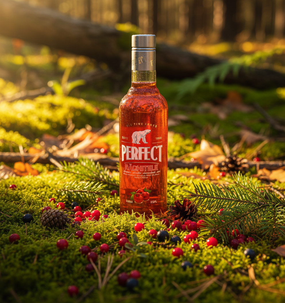 Vodka bottle lifestyle scene 2